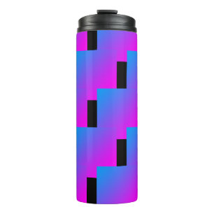 Bouteilles Isothermes Zigzag bleu rose noir pourpre 4Roxy