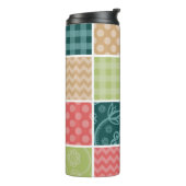 Bouteilles Isothermes Zigzag, Chevron, En vichy, Pois, Patchwork (Tourné sur la gauche)