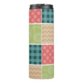 Bouteilles Isothermes Zigzag, Chevron, En vichy, Pois, Patchwork (Dos)
