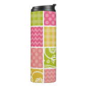 Bouteilles Isothermes Zigzag, Chevron, Pois, En vichy, Patchwork (Tourné sur la gauche)