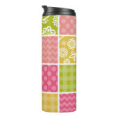 Bouteilles Isothermes Zigzag, Chevron, Pois, En vichy, Patchwork (Tourné sur la droite)