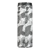 Bouteilles Isothermes Zinnias, monochrome sur blanc (Dos)