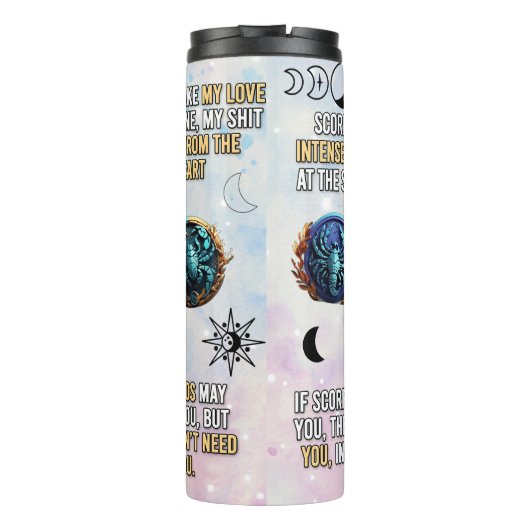 Bouteilles Isothermes Zodiac/Scorpio (Dos)