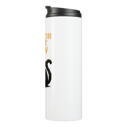 Bouteilles Isothermes Zombie Chat - Tricoter ou traiter Meow Halloween D (Tourné sur la droite)