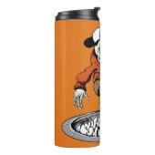 Bouteilles Isothermes Zombie Skater nom personnalisé et tondeuse couleur (Tourné sur la gauche)