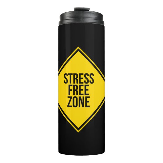 Bouteilles Isothermes Zone sans stress tendance Citation Jaune Noir (Devant)