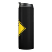 Bouteilles Isothermes Zone sans stress tendance Citation Jaune Noir (Tourné sur la droite)
