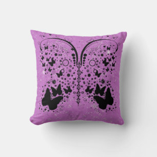 Bouteilles papillon Coussin PURPLE