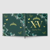 Bouteilles Roses Emerald Gold Quinceañera (Complet)