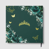 Bouteilles Roses Emerald Gold Quinceañera (Verso)