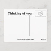 Bouteilles vintages - Penser à votre carte postale (Dos)