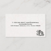 Bouten en moeren visitekaartje (Achterkant)