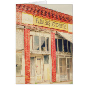 Boutique agricole abandonnée