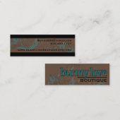 Boutique Bunny Love Cartes de visite maigres (Devant / Derrière)