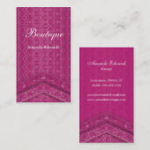 Boutique - Carte de visite (Devant / Derrière)