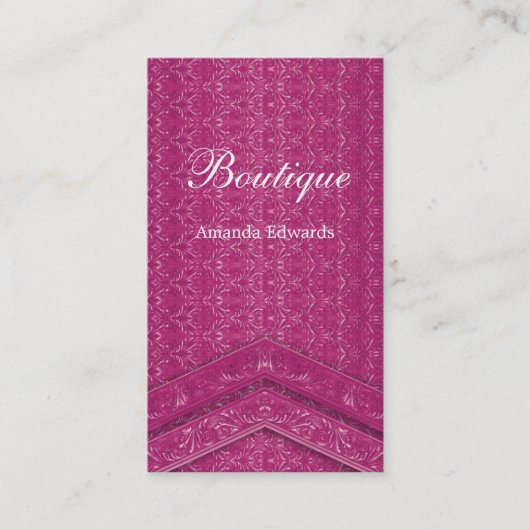 Boutique - Carte de visite (Devant)