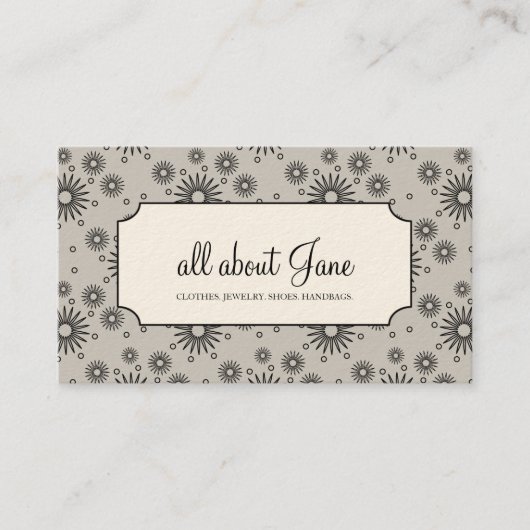 Boutique Carte de visite (Devant)