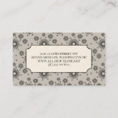 Boutique Carte de visite (Dos)