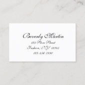 Boutique Carte de visite (Dos)