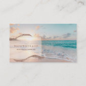 Boutique Carte de visite de mode de plage (Devant)