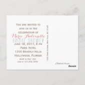 Boutique - Carte postale / RSVP / Invitations (Dos)