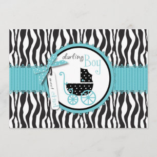 Boutique Chic Boy Card B2 Aankondiging