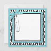 Boutique Chic Boy Square Aankondiging (Achterkant)