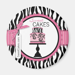 Boutique Chic Cake Bakery Magneet