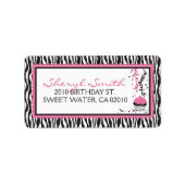 Boutique Chic Cupcake Étiquette de adresse B (Devant)