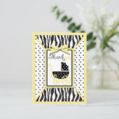Boutique Chic TY Carte postale Jaune (Debout devant)