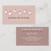 Boutique d'accessoires pour animaux id Étiquette m (Devant / Derrière)