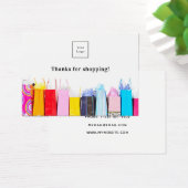 Boutique d'affaires merci pour vos achats  (Bureau)