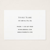 Boutique d'affaires merci pour vos achats  (Dos)