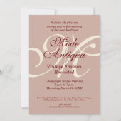 Boutique d'antiquités Boutique Grand Invitation d' (Dos)