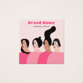 Boutique de bijoux rose moderne Porte-oreilles d'a (Devant)