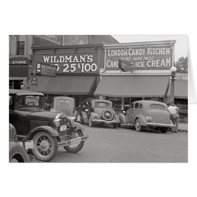 Boutique de bonbons et de glaces, 1938 (Devant horizontal)