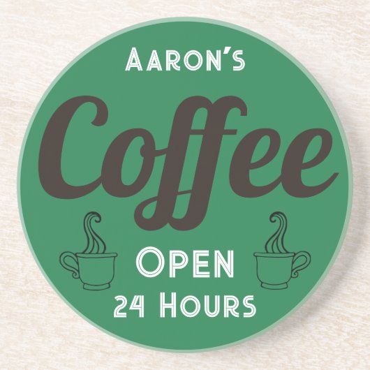 Boutique de café personnalisée Dessous de verre ca (Devant)