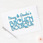Boutique de cuisine Titre Stickers Rectangle (4) (Enveloppe)