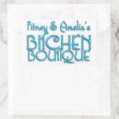 Boutique de cuisine Titre Stickers Rectangle (4) (Sac)