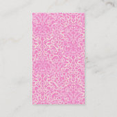Boutique de gâteaux Cartes de visite Fancy Pink Da (Dos)