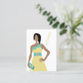 Boutique de mode Cartes de visite (Debout devant)