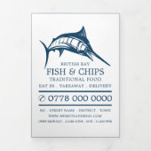 Boutique de poisson et de chips Restaurant Menu Fl (Page de couverture)