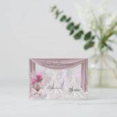 Boutique de robes Mariages cartes de visite (Debout devant)