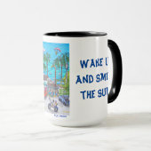 Boutique de surf Mug (Devant droit)