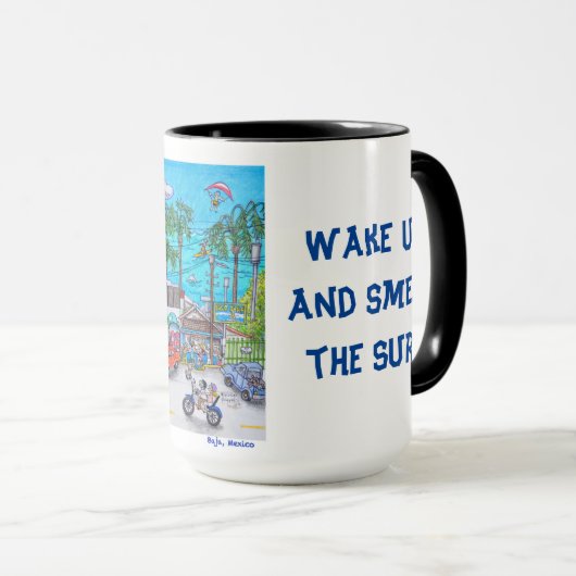 Boutique de surf Mug (Devant droit)
