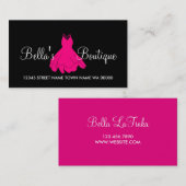 Boutique de vêtements Carte de visite (Devant / Derrière)