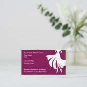 Boutique de vêtements Cartes de visite de thème de (Debout devant)