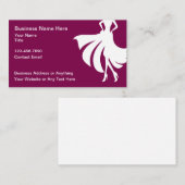 Boutique de vêtements Cartes de visite de thème de (Devant / Derrière)