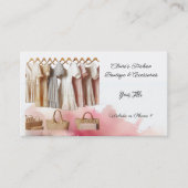 Boutique de vêtements pour femmes Carte de visite  (Devant)