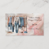 Boutique de vêtements pour femmes Carte de visite  (Devant)